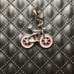 Sterling silver bicycle charm for Pandora bracelet